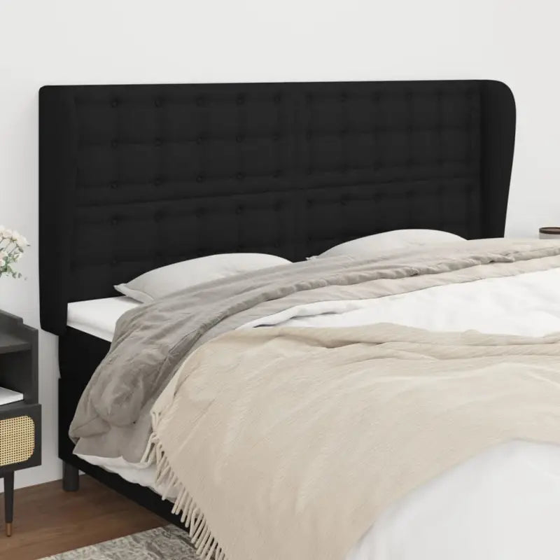 Hoofdborden en Voetborden met levering bevat voor een stijlvolle slaapkamer - Crème / 163 x 23 x 118/128 cm / 1