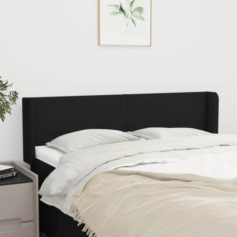 Hoofdborden en voetborden met levering bevat voor elke slaapkamer - Zwart / 147 x 16 x 78/88 cm / 1 - Hoofdborden