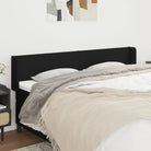 Hoofdborden en voetborden met levering bevat voor elke slaapkamer - Zwart / 203 x 16 x 78/88 cm / 1 - Hoofdborden