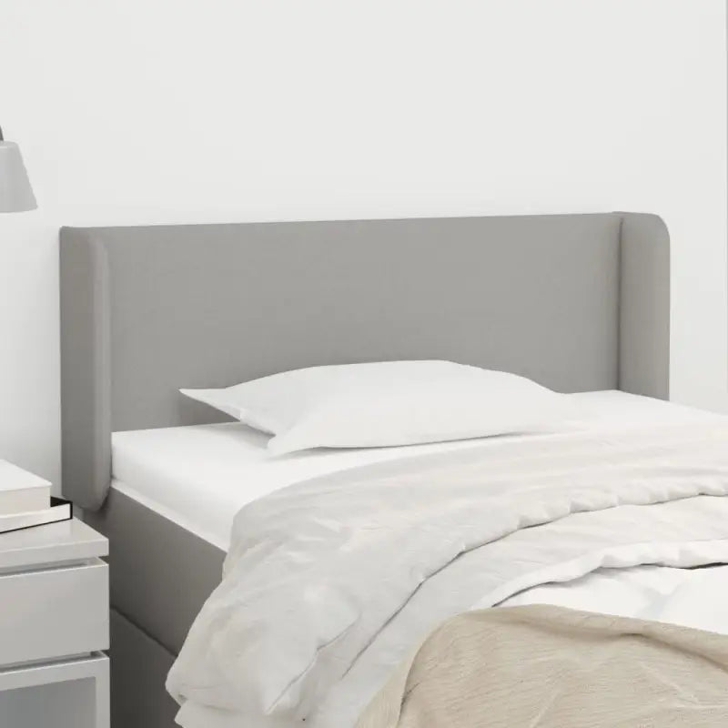 Hoofdborden en voetborden met levering bevat voor elke slaapkamer - Lichtgrijs / 83 x 16 x 78/88 cm / 1 - Hoofdborden