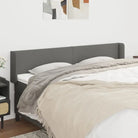 Hoofdborden en voetborden met levering bevat voor elke slaapkamer - Donkergrijs / 163 x 16 x 78/88 cm / 1 - Hoofdborden