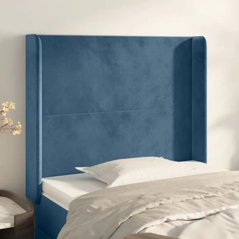 Hoofdborden en voetborden met trendy ontwerp levering bevat 183x16x78 - Donkerblauw / 83 x 16 x 118/128 cm / 1