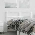 Hoofdborden en voetborden met vierkante buizen voor een stijlvolle slaapkamer - Wit / 140 cm / 1 - Hoofdborden