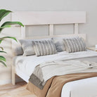 Hoofdborden en voetborden van massief grenenhout met trendy design - Wit / 124 x 81 cm / 1 - Hoofdborden en voetborden