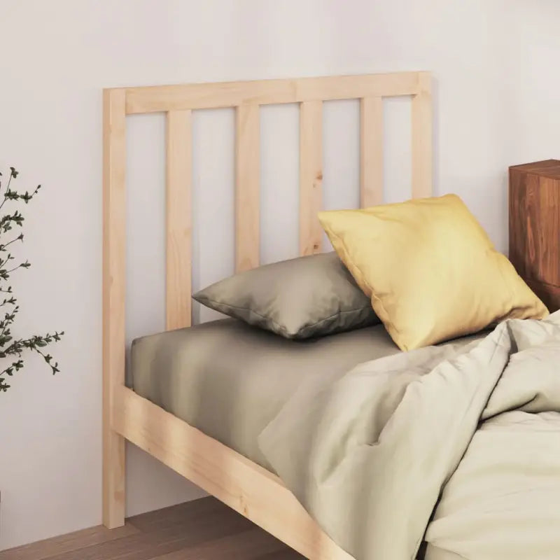 Hoofdborden en voetborden van massief grenenhout met trendy design - Naturel / 106 x 100 cm / 1 - Hoofdborden