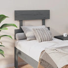 Hoofdborden en voetborden van massief grenenhout met trendy design - Grijs / 93.5 x 81 cm / 1 - Hoofdborden