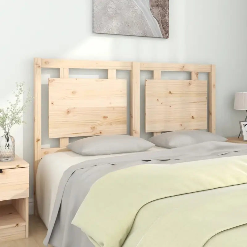 Hoofdborden en voetborden van massief grenenhout voor een compleet slaapkamer uiterlijk - Naturel / 145.5 x 100 cm / 1