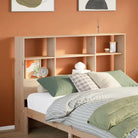 Hoofdborden en voetborden van massief grenenhout voor een complete slaapkamerstijl - Naturel / 150 cm / 1 - Hoofdborden
