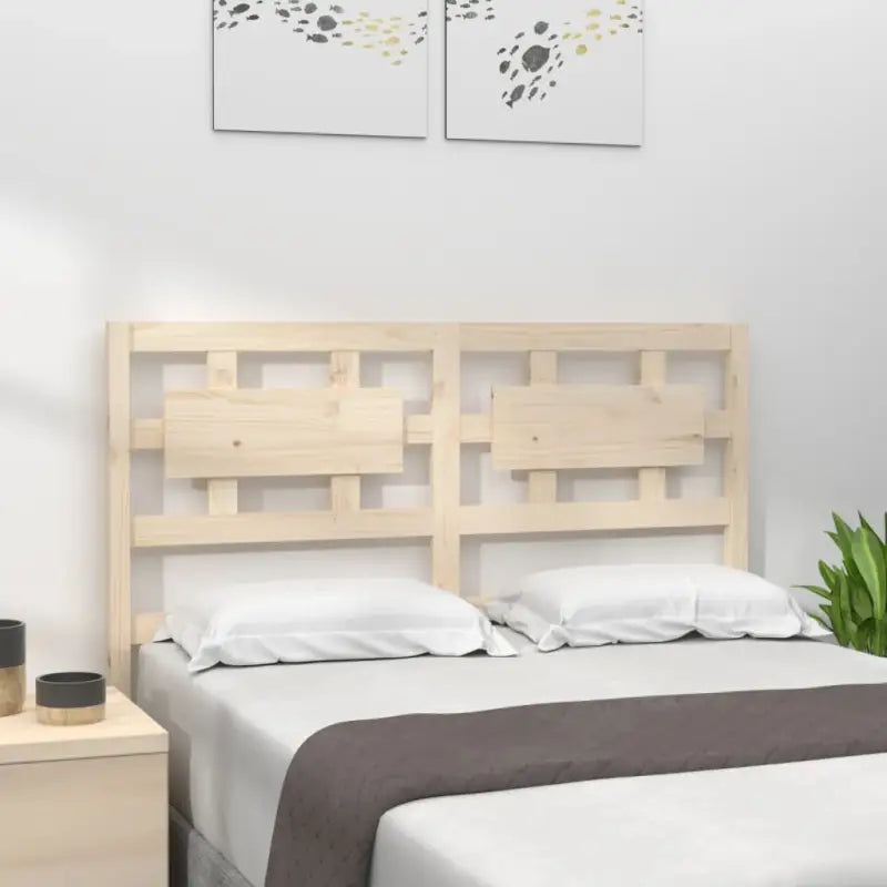 Hoofdborden en voetborden van massief grenenhout voor een moderne slaapkamer - Naturel / 140.5 x 100 cm / 1