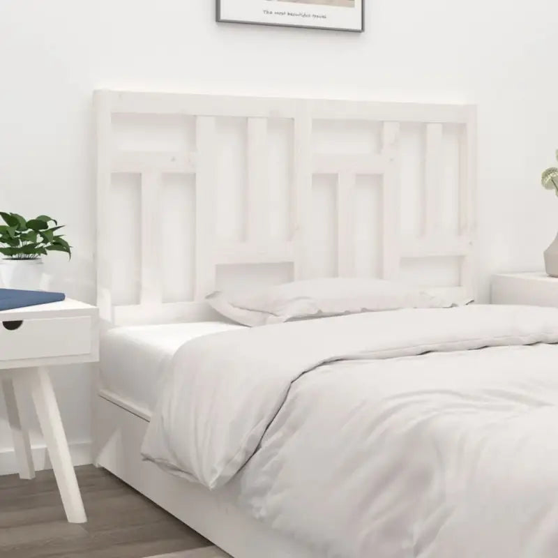 Hoofdborden en voetborden van massief grenenhout voor een trendy slaapkamer - Wit / 155.5 x 100 cm / 1 - Hoofdborden