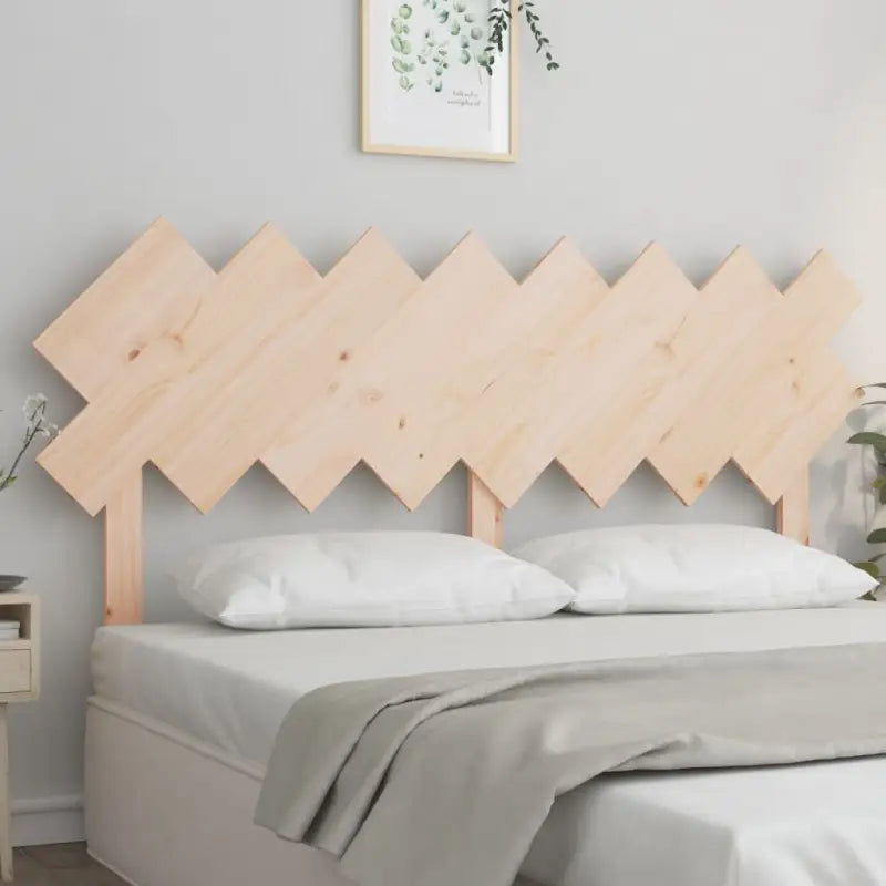 Hoofdborden en voetborden van massief grenenhout voor een trendy slaapkamer - Naturel / 159.5 x 80.5 cm / 1