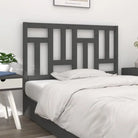 Hoofdborden en voetborden van massief grenenhout voor een trendy slaapkamer - Grijs / 145.5 x 100 cm / 1 - Hoofdborden