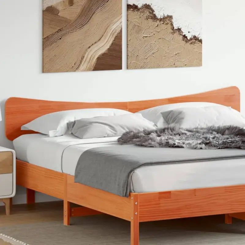 Hoofdborden en voetborden van massief grenenhout voor elke slaapkamer - Wasbruin / 180 cm / 1 - Hoofdborden