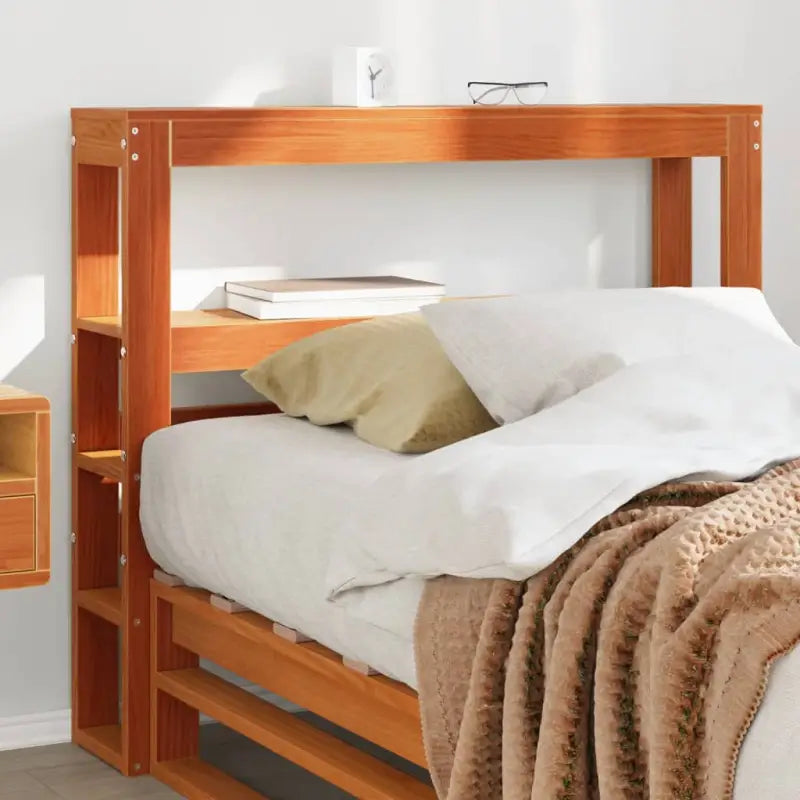 Hoofdborden en voetborden van massief grenenhout voor in elke slaapkamer - Wasbruin / 81 x 19 x 82 cm / 1 - Hoofdborden