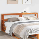 Hoofdborden en voetborden van massief grenenhout voor in elke slaapkamer - Wasbruin / 206 x 19 x 82 cm / 1