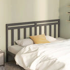 Hoofdborden van massief grenenhout met trendy design voor elke slaapkamer - Grijs / 186 x 100 cm / 1 - Hoofdborden