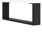 Hoogglans wit dressoir met metalen poten en bewerkt hout - Dressoirs & buffetkasten