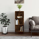 Hoogglans wit dressoir van bewerkt hout met tijdloze uitstraling - Gerookt eiken / 1 - Dressoirs & buffetkasten