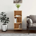 Hoogglans wit dressoir van bewerkt hout met tijdloze uitstraling - Sonoma eiken / 1 - Dressoirs & buffetkasten