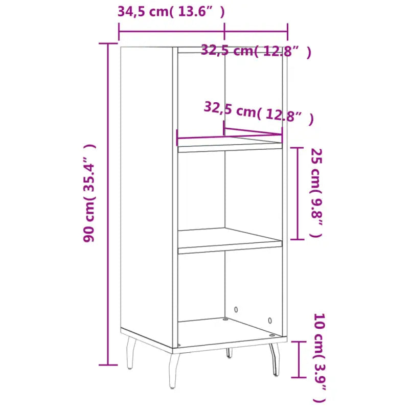 Hoogglans wit dressoir van bewerkt hout met tijdloze uitstraling - Dressoirs & buffetkasten