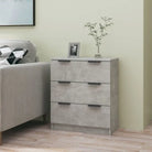 Hoogglans wit dressoir van bewerkt hout voor gemakkelijk schoonmaken - Betongrijs / 1 - Dressoirs & buffetkasten