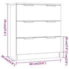 Hoogglans wit dressoir van bewerkt hout voor gemakkelijk schoonmaken - Dressoirs & buffetkasten
