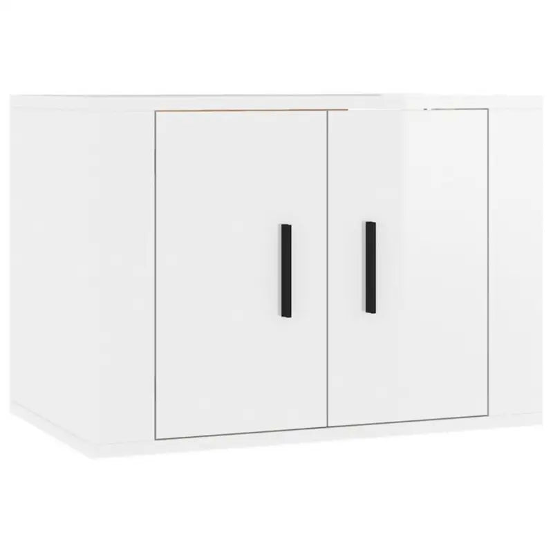Hoogglans wit tv-meubel met strak en klassiek design - Tv-meubels