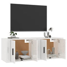 Hoogglans wit tv-meubel met strak en klassiek design - Tv-meubels