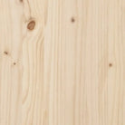 Hoogslaper van massief grenenhout met open zijdeur voor kleine kamers - Bedden & bedframes