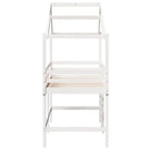 Hoogslaper voor kinderen met open zijdeur van massief grenenhout - Bedden & bedframes