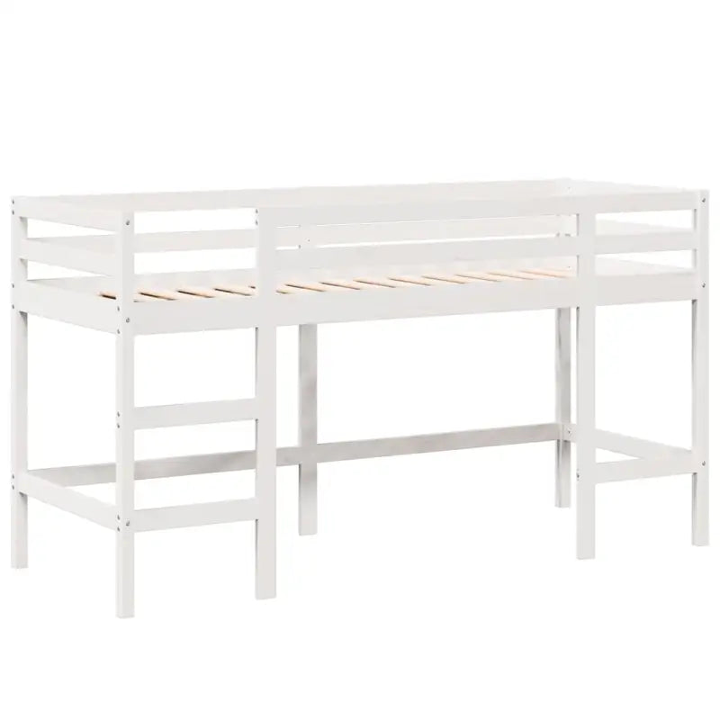 Hoogslaper voor kinderen van massief grenenhout met open zijdeur - Bedden & bedframes