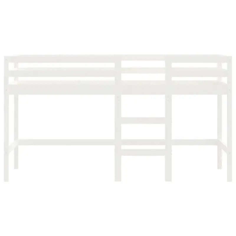 Hoogslaper voor kinderen van massief grenenhout met ruimtebesparing - Bedden & bedframes