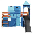 Hoogslaper voor kinderen van massief grenenhout met ruimtelijke functie - Bedden & bedframes
