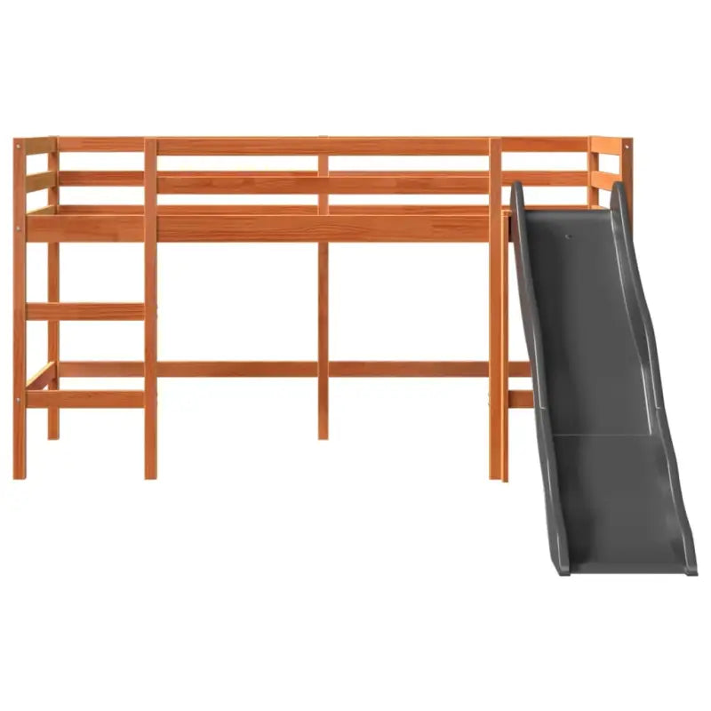Hoogslaper voor kinderen van massief grenenhout met stabiele constructie - Bedden & bedframes