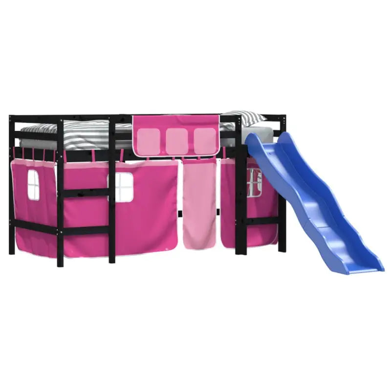 Hoogslaper voor kinderen van massief grenenhout met stabiliteit - Bedden & bedframes