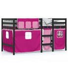 Hoogslaper voor kinderen van massief grenenhout met stabiliteit - Bedden & bedframes