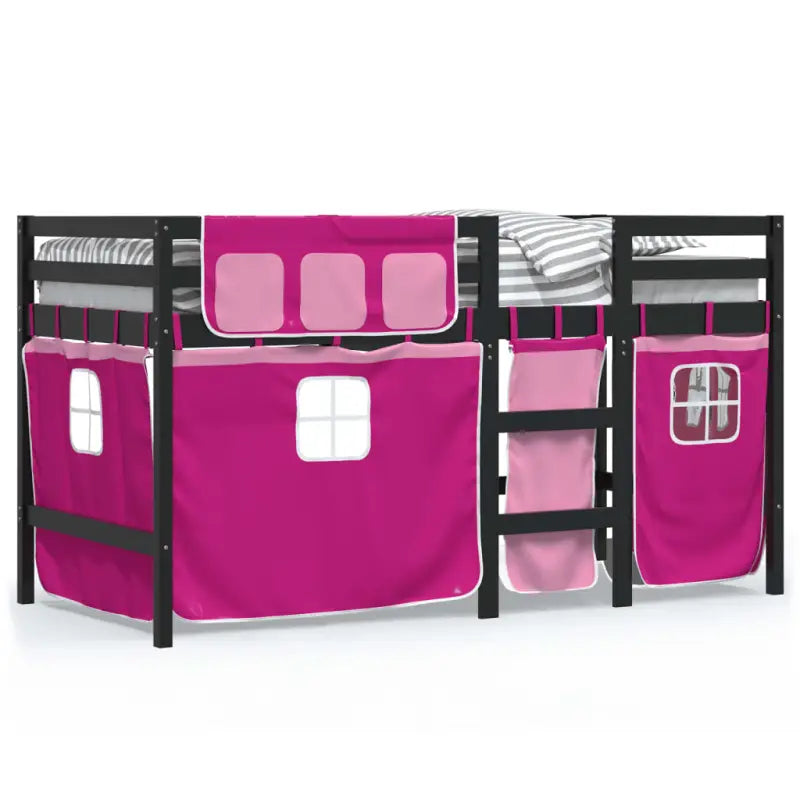 Hoogslaper voor kinderen van massief grenenhout met stabiliteit - Bedden & bedframes