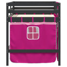 Hoogslaper voor kinderen van massief grenenhout met stabiliteit - Bedden & bedframes