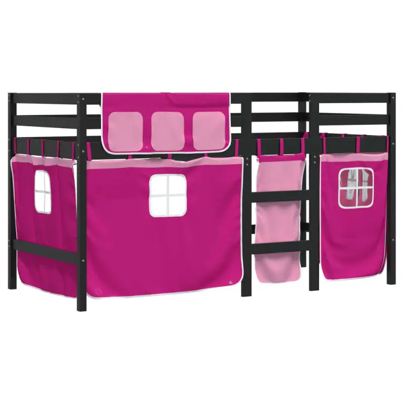 Hoogslaper voor kinderen van massief grenenhout met stabiliteit - Bedden & bedframes