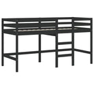 Hoogslaper voor kinderen van massief grenenhout met stabiliteit - Bedden & bedframes