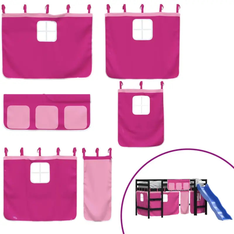 Hoogslaper voor kinderen van massief grenenhout met stabiliteit - Bedden & bedframes