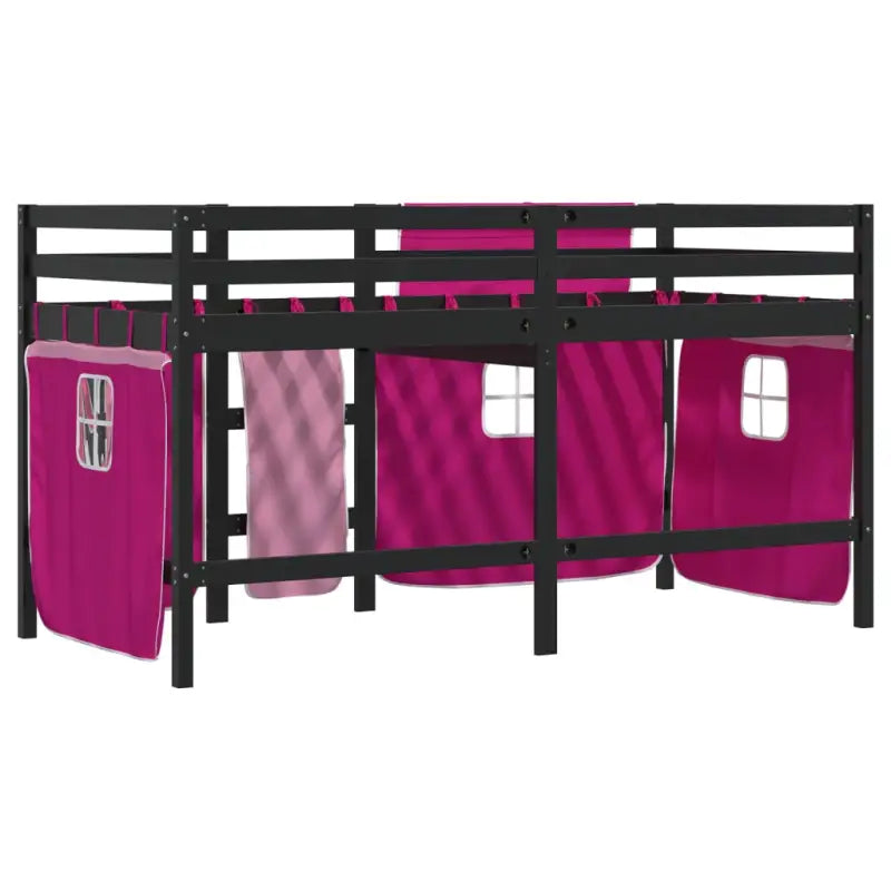 Hoogslaper voor kinderen van massief grenenhout met stabiliteit - Bedden & bedframes