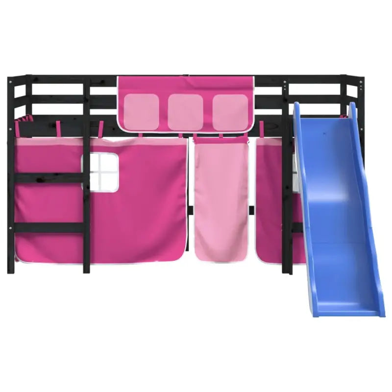 Hoogslaper voor kinderen van massief grenenhout met stabiliteit - Bedden & bedframes