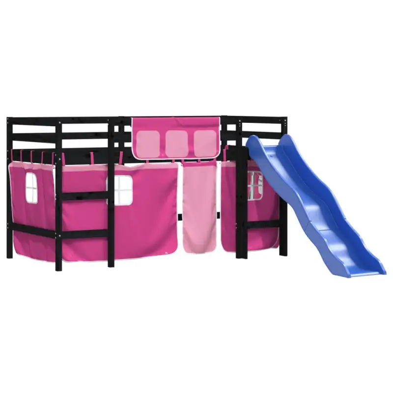 Hoogslaper voor kinderen van massief grenenhout met stabiliteit - Bedden & bedframes