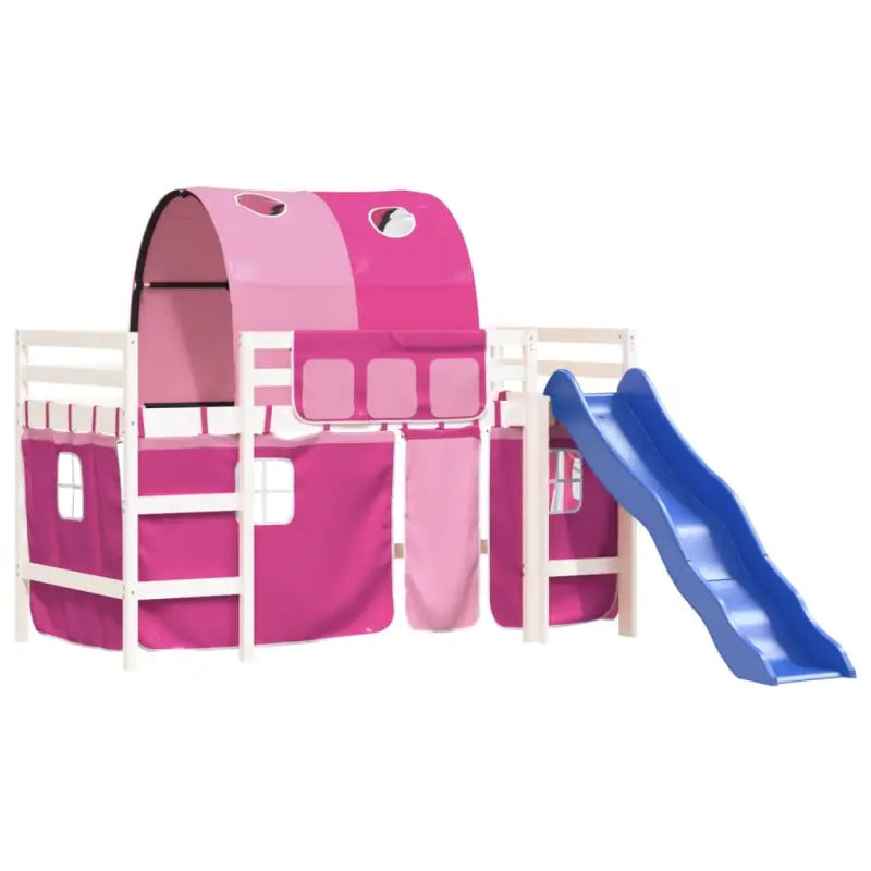 Hoogslaper voor kinderen van massief grenenhout voor ruimte en plezier - Bedden & bedframes