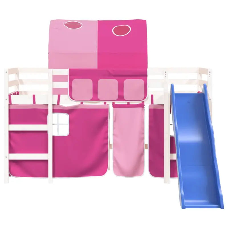 Hoogslaper voor kinderen van massief grenenhout voor ruimte en plezier - Bedden & bedframes