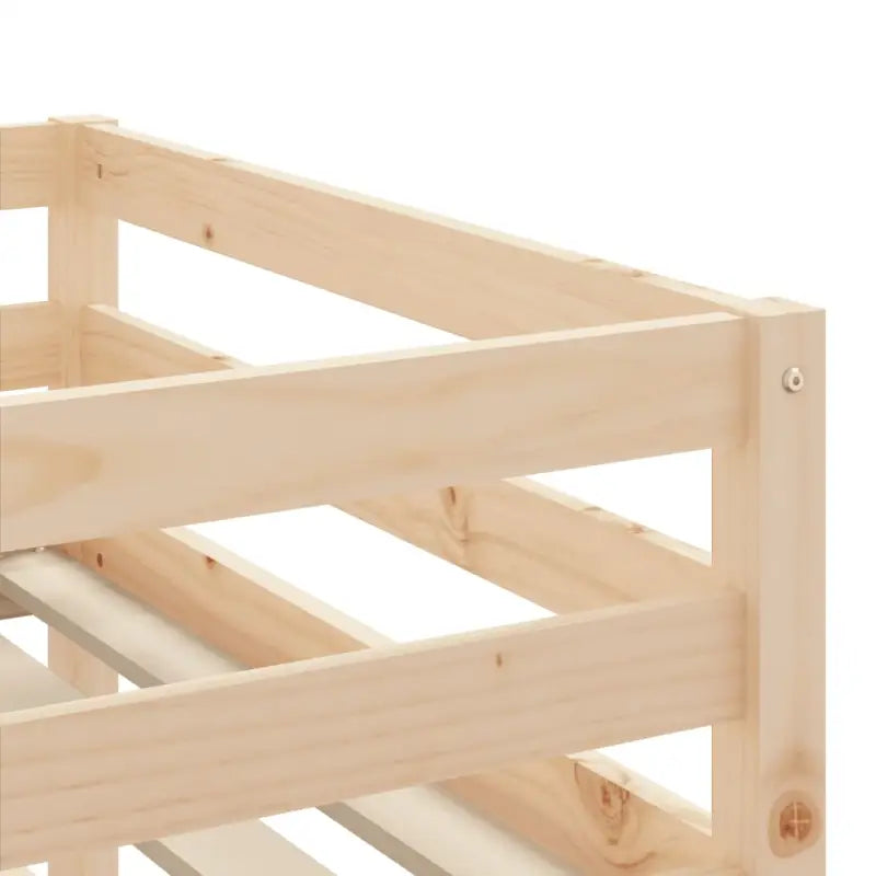 Hoogslaper voor kinderen van massief grenenhout stabiel en ruimtebesparend - Bedden & bedframes