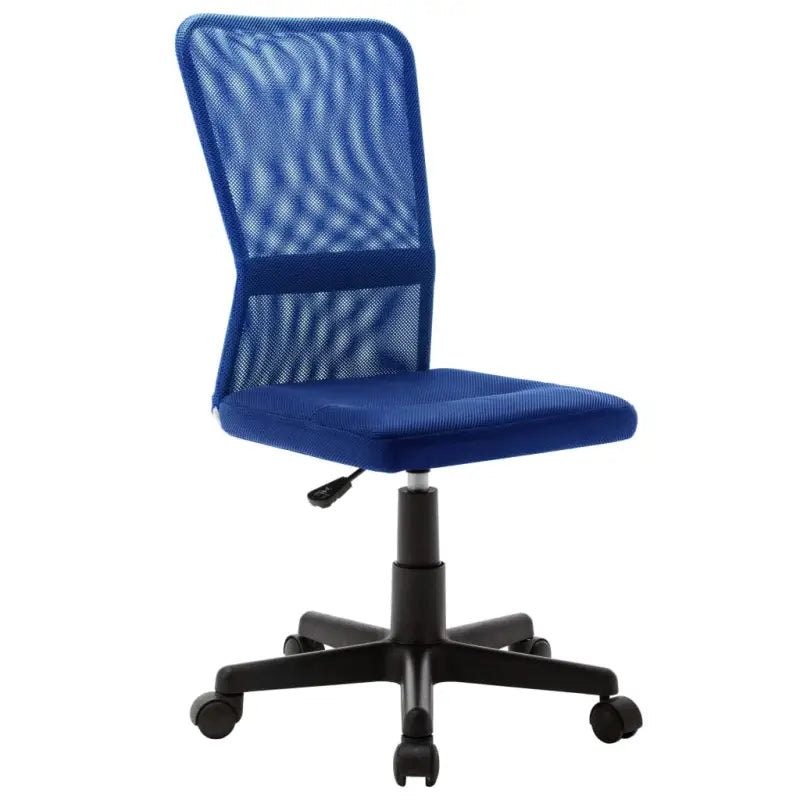 Hoogte verstelbare bureaustoel met ademend mesh stof voor comfort - Blauw / 1 - Bureaustoelen