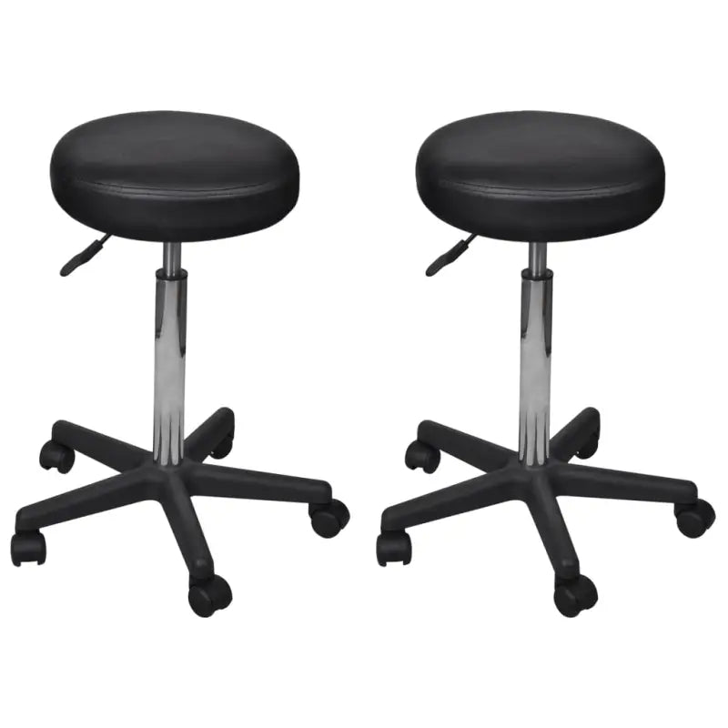 Hoogte verstelbare bureaustoel met modern design en comfort - Zwart / 2 - Bureaustoelen