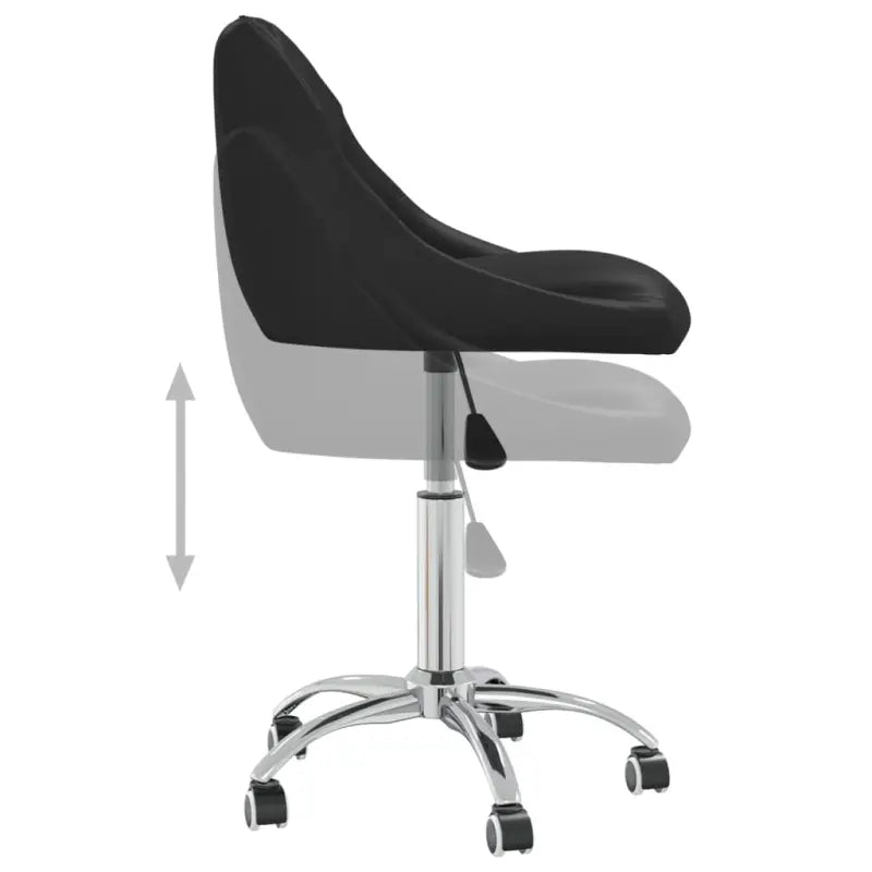 Hoogte verstelbare draaibare bureaustoel met trendy design en kunstleer - Bureaustoelen